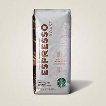 Café torrado em grãos espresso roast starbucks 250g