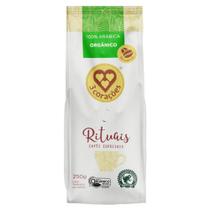 Café Torrado em Grãos Orgânico Rituais 3 Corações Pacote 250g