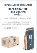 Café Torrado Moído Orgânico 100% arábica 250g