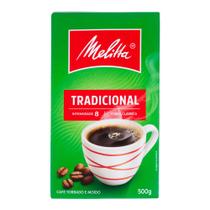 Café Tradicional Vácuo Torrado e Moído Melitta 500g