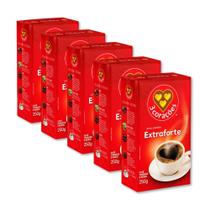Café Três Corações Extra Forte Kit 5 Pacotes a Vácuo 250g