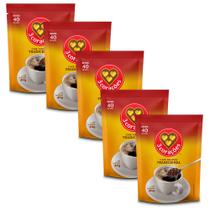 Café Três Corações Solúvel Tradicional Kit 5 Pacotes de 40g