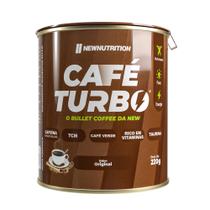 Café Turbo Suplemento Alimentar em Pó 220g Pré Treino - Energia, Foco e Disposição com muito sabor!