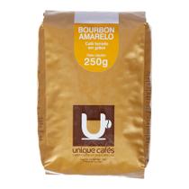 Café Unique Bourbon Amarelo Torrado Em Grãos 250g Café Unique Bourbon Amarelo Torrado Em Grãos 250g