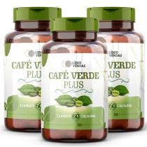 Café Verde 500mg 60 Cápsulas Suporte Metabólico, Energia e Ação Antioxidante Natural 3 POTES