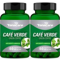 Café Verde 500Mg 60Cps Take Care Kit 2 Potes