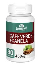 Café Verde Com Canela 450 Mg 30 Cápsulas Só Natural