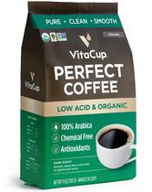 Café VitaCup Perfect, moído com baixo teor de ácido, 325 ml, torrado escuro