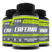 Cafeina 200mg Kit 3x 60 Capsulas FNB Sports Flora Nativa