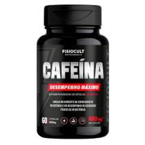 Cafeina 200mg Suplemento Para Atletas 60 Capsulas Formula Concentrada Uso Adulto Sem Acucar Sem Gluten Fisiocult