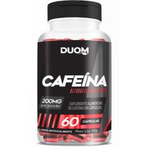 Cafeina 210mg por capsula 60 capsulas - duom