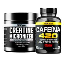 Cafeína 420 - 60 Caps + Creatina Micronizada 300g - Pro Healthy