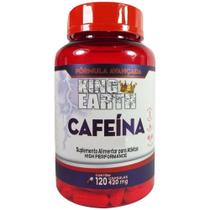 Cafeína Anidra 120 Cápsulas 420mg - King Earth - Rei Terra
