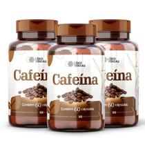 Cafeina C/ 60 Cápsulas Kit 3 Potes