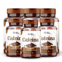 Cafeina Com 60 Cápsulas Kit 6 Potes