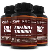 Cafeína E Taurina 500mg 3 X 60 Cápsulas - Flora Nativa