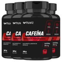 Cafeina em capsula de cafeína 200mg pura performance 60 caps muwiz kit 4 Cafeina em capsula de cafeína 200mg pura performance 60 caps muwiz kit 4