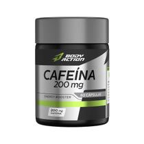 Cafeína Pote 200mg 60 Cápsulas Bodyaction