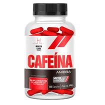 Cafeína Pura 400mg 120 Cápsulas 60g Energia - Healt Labs