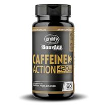 Cafeína Unilife Caffeine Action 60 Cápsulas 420mg por Porção