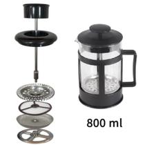 Cafeteira 800ml francesa grande cremeira bule chaleira prensa french press em vidro
