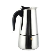 Cafeteira Aço Inox Italiana 450ml 9 Xicaras Fogão Café