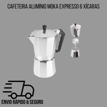 Cafeteira Alumínio Moka Expresso 6 Xícaras