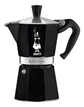 Cafeteira Bialetti Moka Express Preta 6 Xícaras Cafeteira Bialetti Moka Express Preta 6 Xícaras