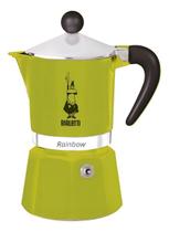 Cafeteira Bialetti Rainbow 3 Cups Manual Verde Italiana