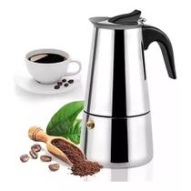 Cafeteira café expresso italiana inox sofisticada - Filó Modas