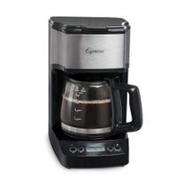 Cafeteira Capresso 5-Cup Mini Drip preta/aço inoxidável