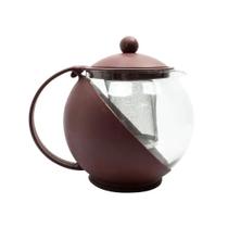Cafeteira Chaleira Infusão Multifuncional Vidro Café Chá Inox 1.250 ml Cafeteira Chaleira Infusão Multifuncional Vidro Café Chá Inox 1.250 ml