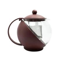 Cafeteira Chaleira Infusão Multifuncional Vidro Café Chá Inox 1.250 ml