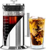 Cafeteira Cold Brew Cafe Du Chateau em aço inoxidável 1L Cafeteira Cold Brew Cafe Du Chateau em aço inoxidável 1L