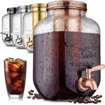 Cafeteira Cold Brew Zulay Kitchen 3.8L com infusor de aço inoxidável