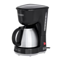 Cafeteira Com Jarra Inox 750ml Para Cozinha Black Decker CM15BR 127v 600w Preta