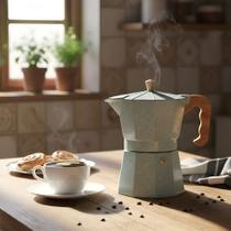 Cafeteira Com O Filtro Removível Brinox Portatil Aluminio Vd Verde