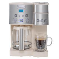 Cafeteira Cuisinart Single Serve + 12 xícaras com 3 tamanhos de creme