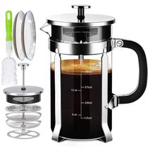 Cafeteira de prensa francesa YMMIND 304 de aço inoxidável 350mL