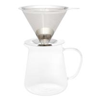 Cafeteira de Vidro Borossilicato com Filtro em Inox 750ml