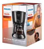 Cafeteira Drip Daily Ri7461/21 Preta Philips Walita 110v Cor Preto