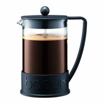 Cafeteira e Chaleira French Press Bodum 1L (8 xícaras) - Preta
