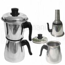 Cafeteira Econômica Italiana 1,5 litros Alumínio Polido Cafeteira Econômica Italiana 1,5 litros Alumínio Polido