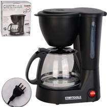Cafeteira eletrica 127v 550w 600ml para 15 xicaras com indicador nivel agua jarra vidro e colher medidora