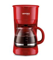 Cafeteira Elétrica 18 Xícaras Lenoxx Easy Red PCA019 Vermelha 127V Cafeteira Elétrica 18 Xícaras Lenoxx Easy Red PCA019 Vermelha 127V