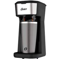 Cafeteira Elétrica 2Day Inox 2 em 1 com Copo Térmico Oster OCAF200 220v Preto