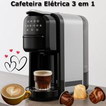 Cafeteira Elétrica 3 em 1 Pó Café Capsulas Expresso Painel Touch 700ml Casa Cozinha Bebidas Gourmet