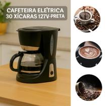 Cafeteira Elétrica 30 Xícaras 127V 830 W Jarra de Vidro Filtro Permanente Removível Sistema Antigotejamento
