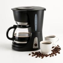 Cafeteira Elétrica 30 Xícaras 127V com Filtro Lavável e Placa Aquecedora Preta para Casa ou Escritório