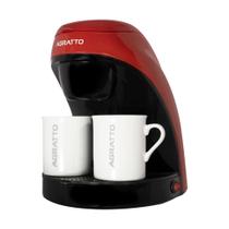 Cafeteira Elétrica Aroma Vermelha 2 Xícaras 450W 220V Agratto ACFP01I-02 14436